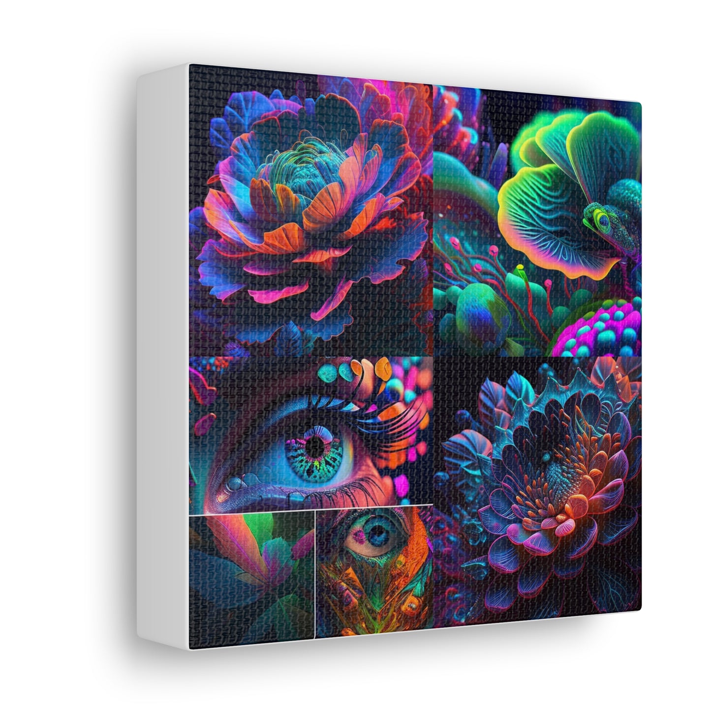 Canvas Gallery Wraps Neon Florescent Glow