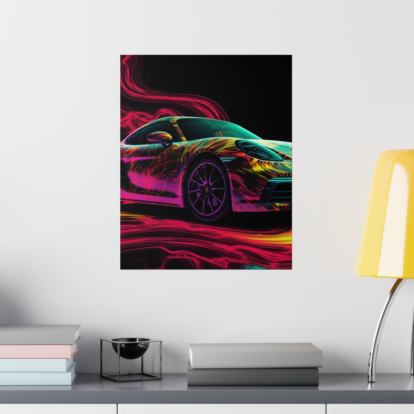 Premium Matte Vertical Posters Porsche Flair 1