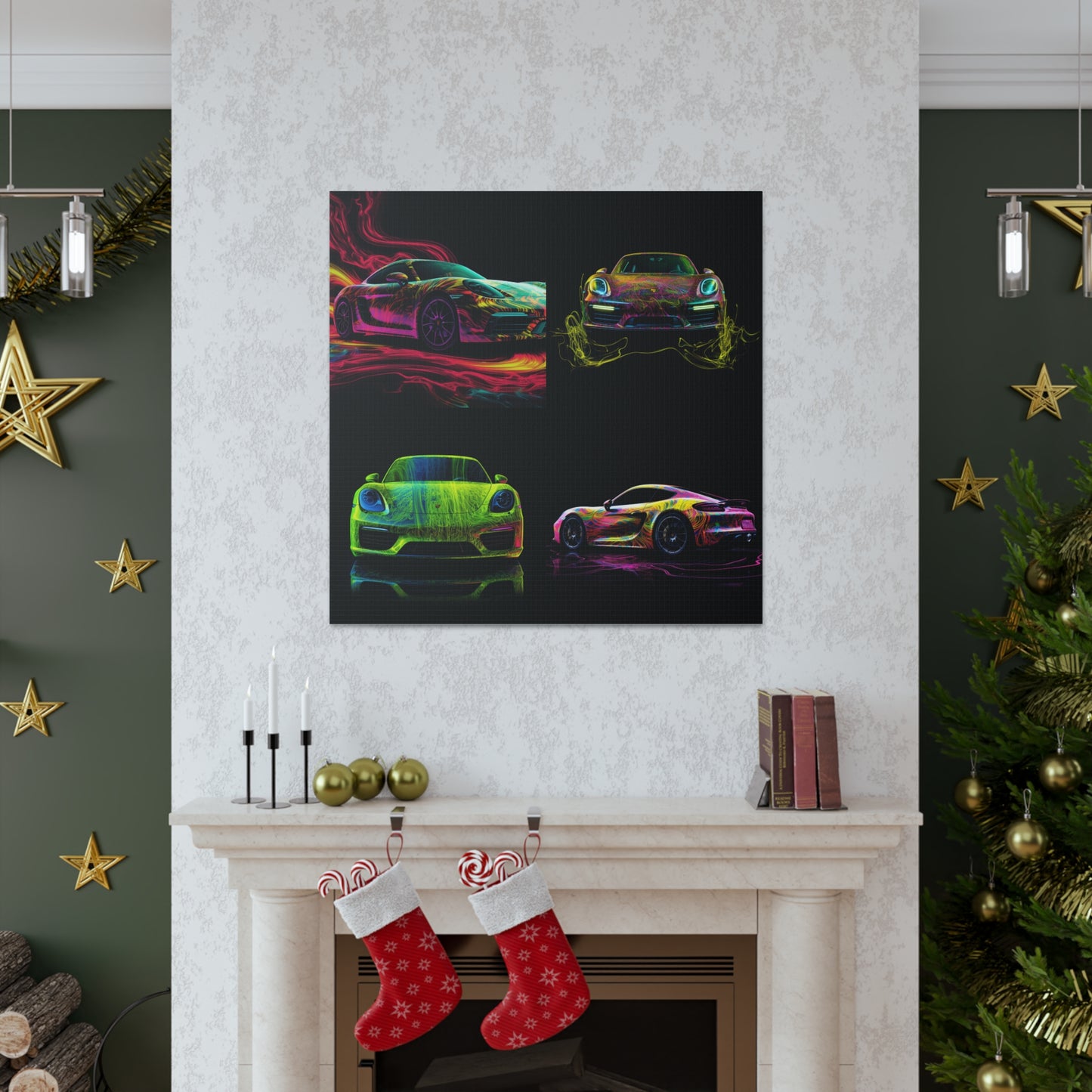 Canvas Gallery Wraps Porsche Flair 4 pack