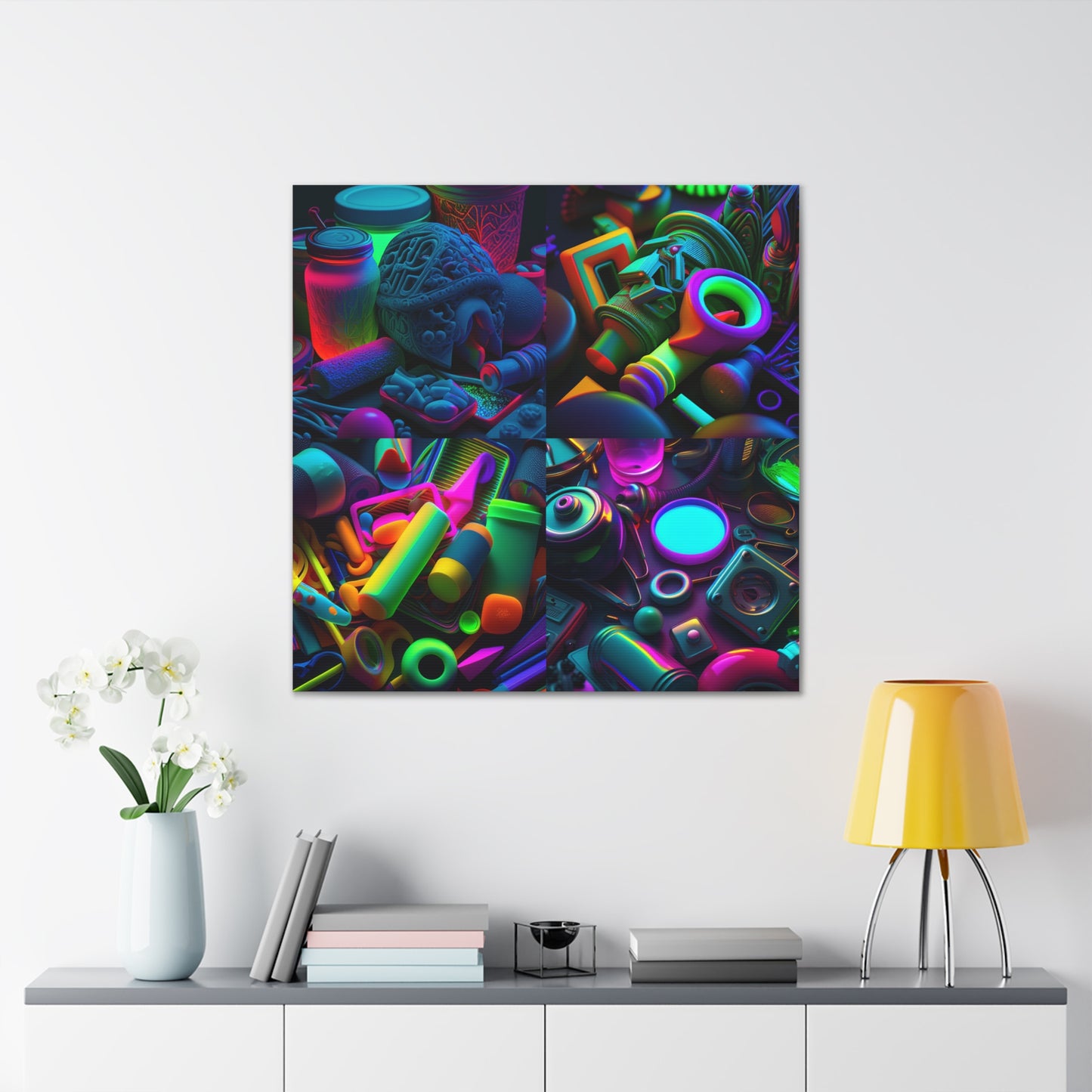 Canvas Gallery Wraps Neon Glow
