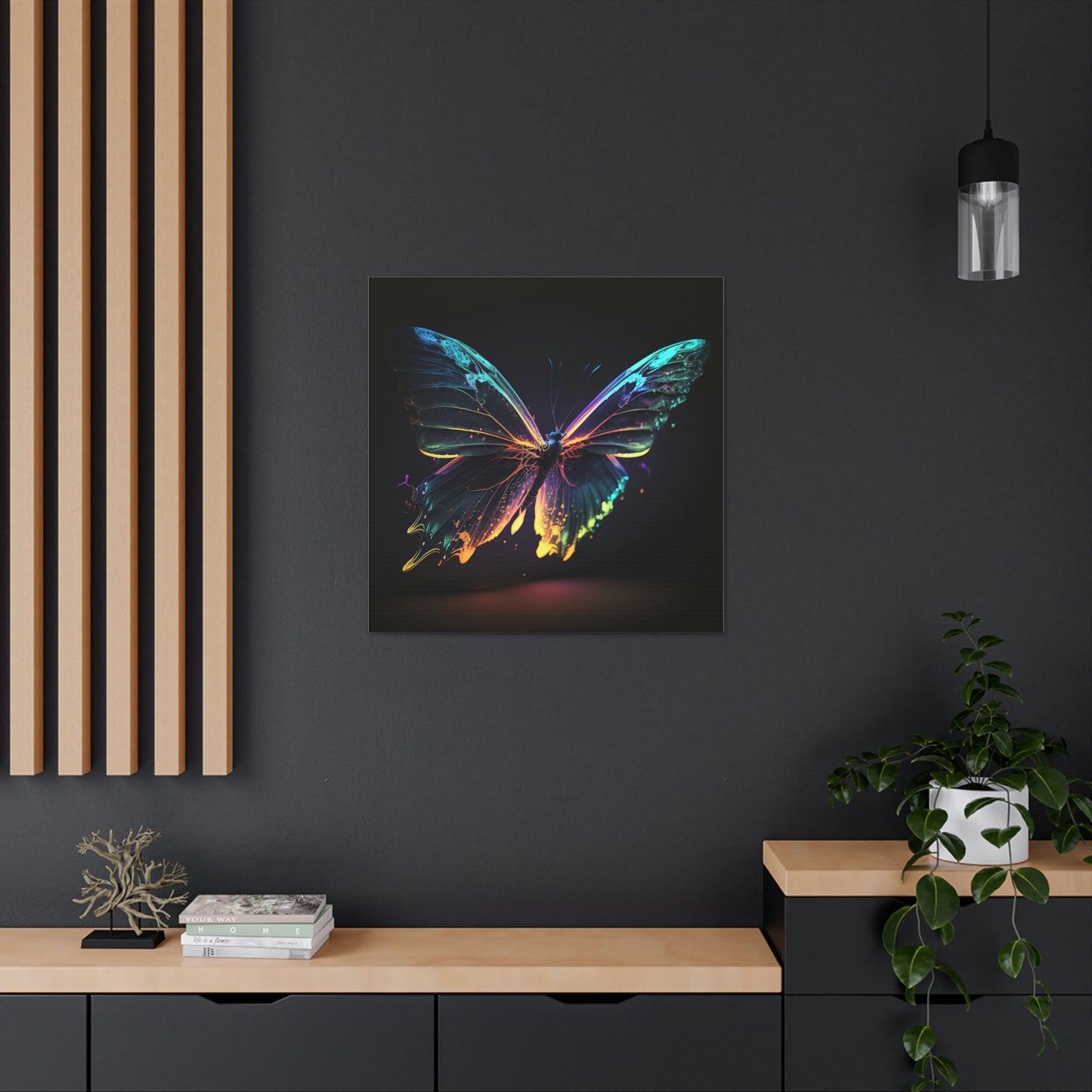 Butterfly glow neon