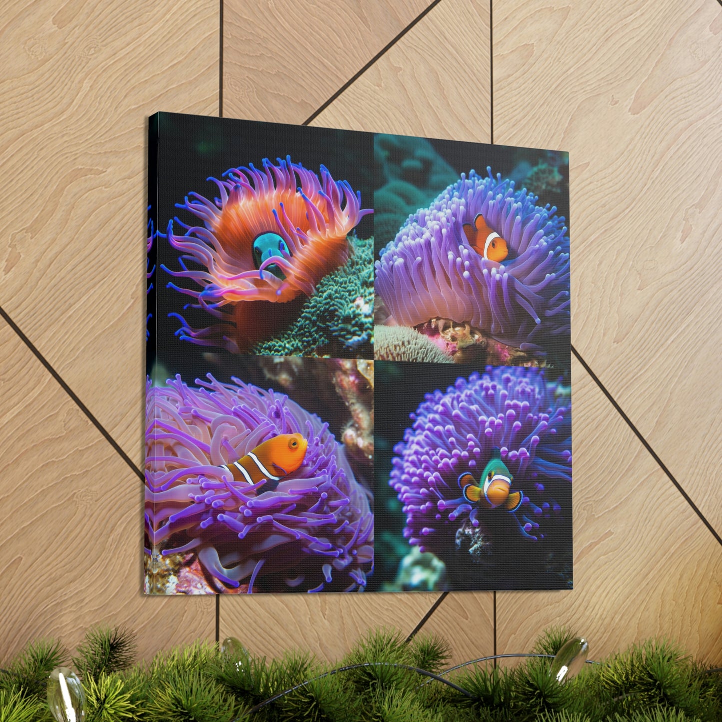 Canvas Gallery Wraps Anemone Clown 4 Pack