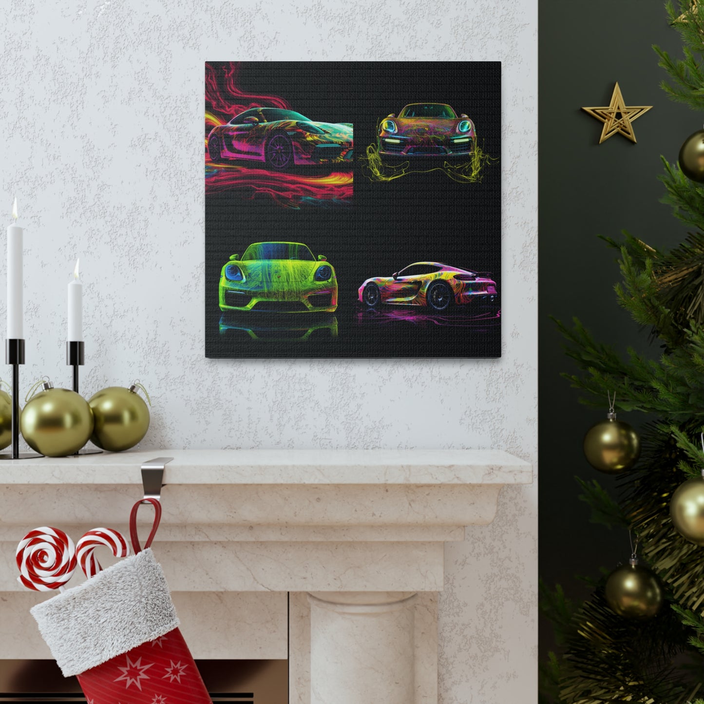 Canvas Gallery Wraps Porsche Flair 4 pack