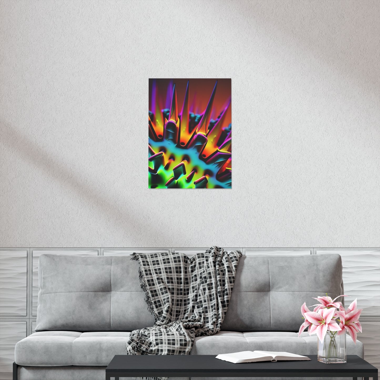 posters  Macro Neon Spike 4