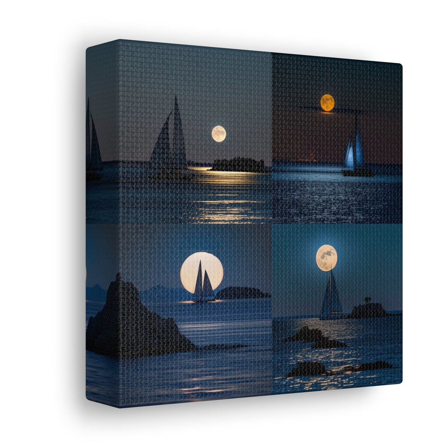 Sailboat Moon 4 pack