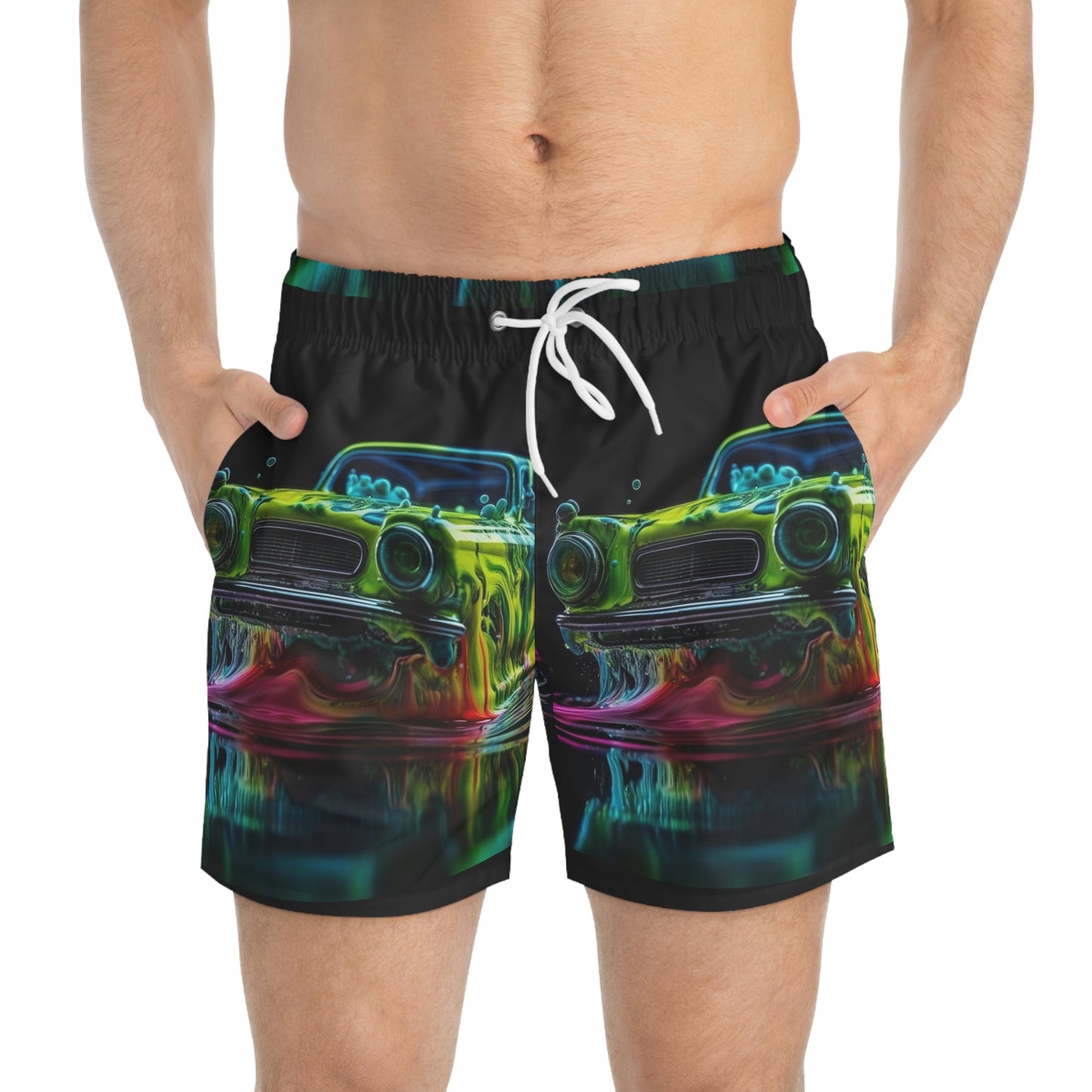 Swim Trunks (AOP) Hotrod Water 3