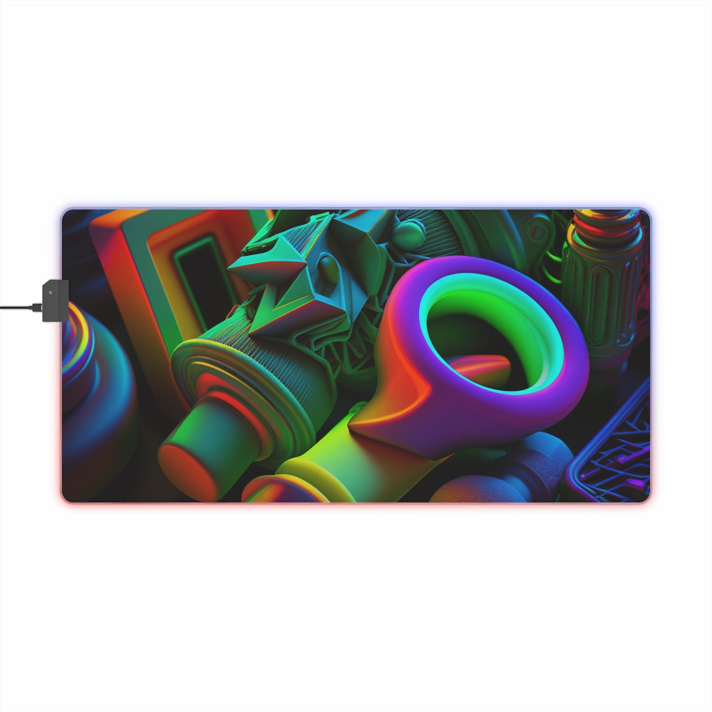 LED Gaming Mouse Pad Neon Glow 2