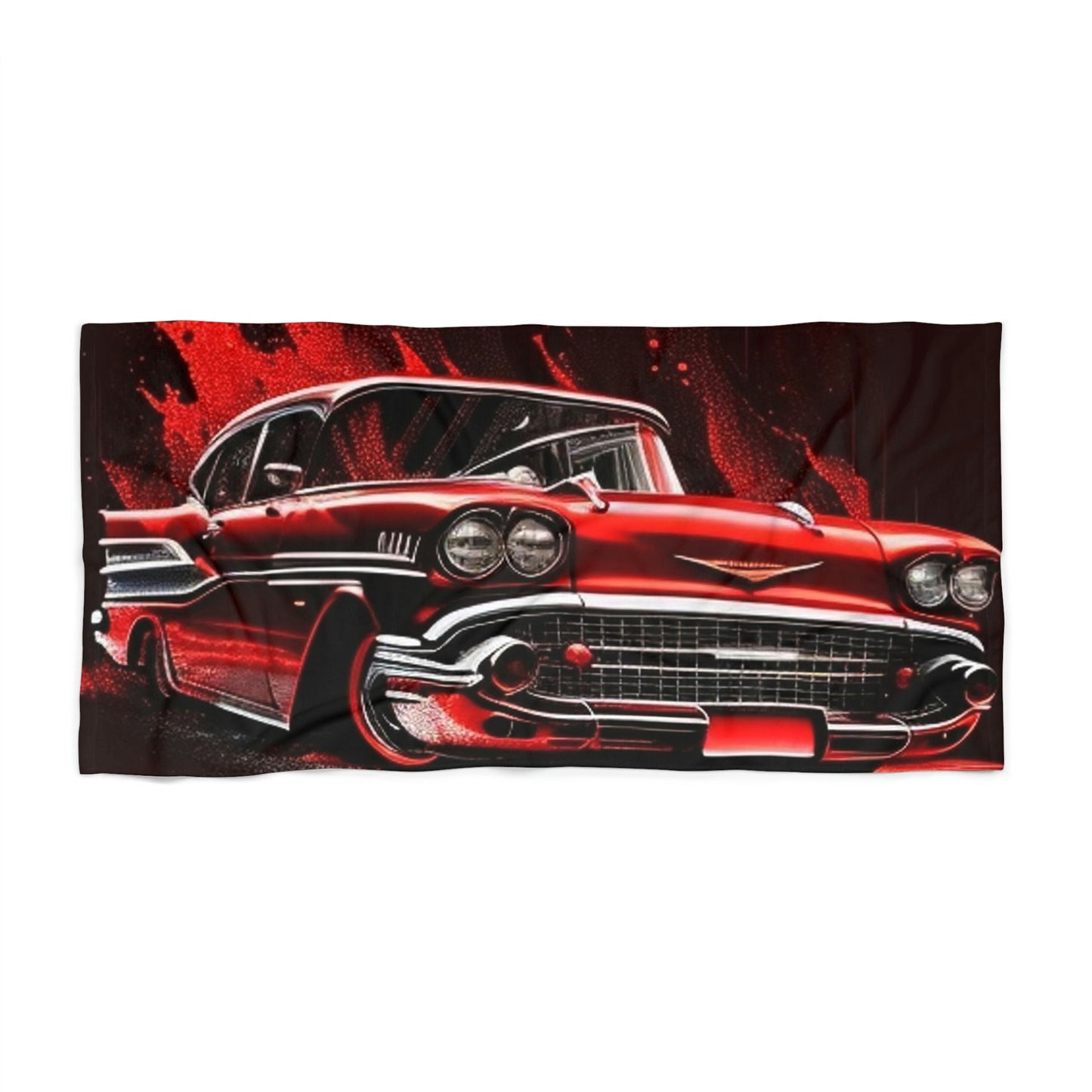 Beach Towel Red Chevy 1