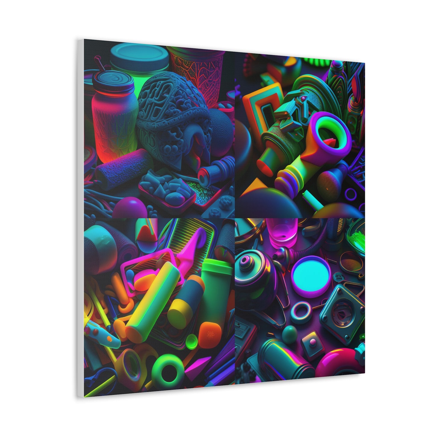 Canvas Gallery Wraps Neon Glow