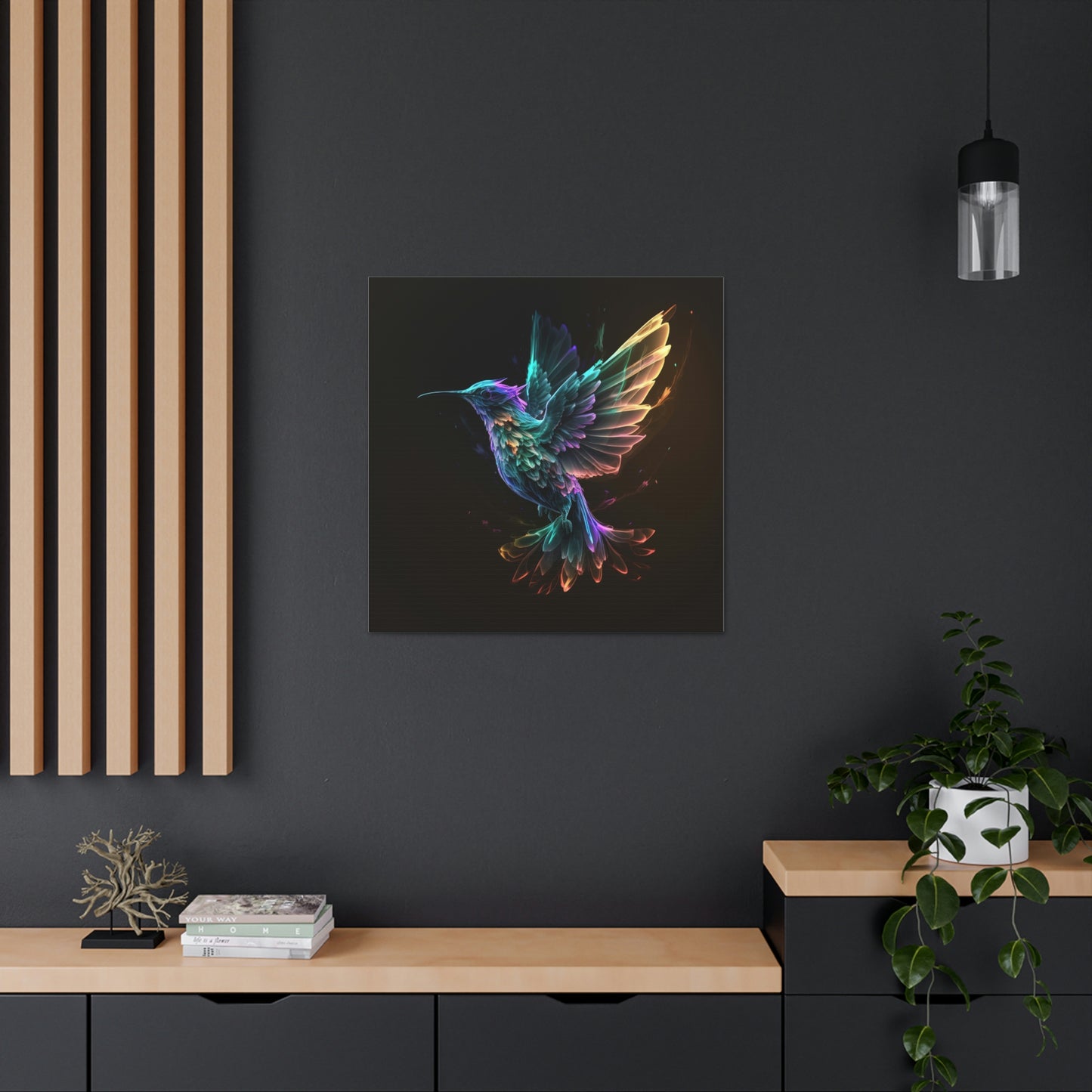 Hummingbird florescent glow