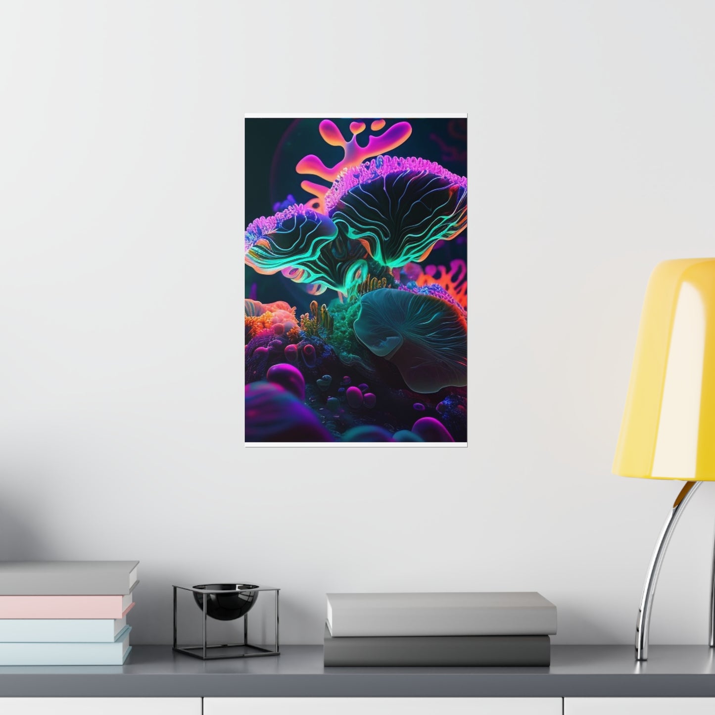 Premium Matte Vertical Posters Macro Coral Reef 4