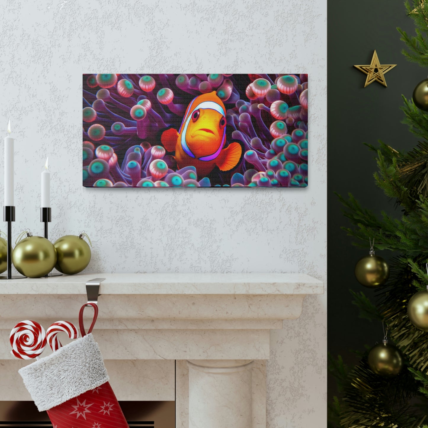 Canvas Gallery Wraps Clown Fish 4