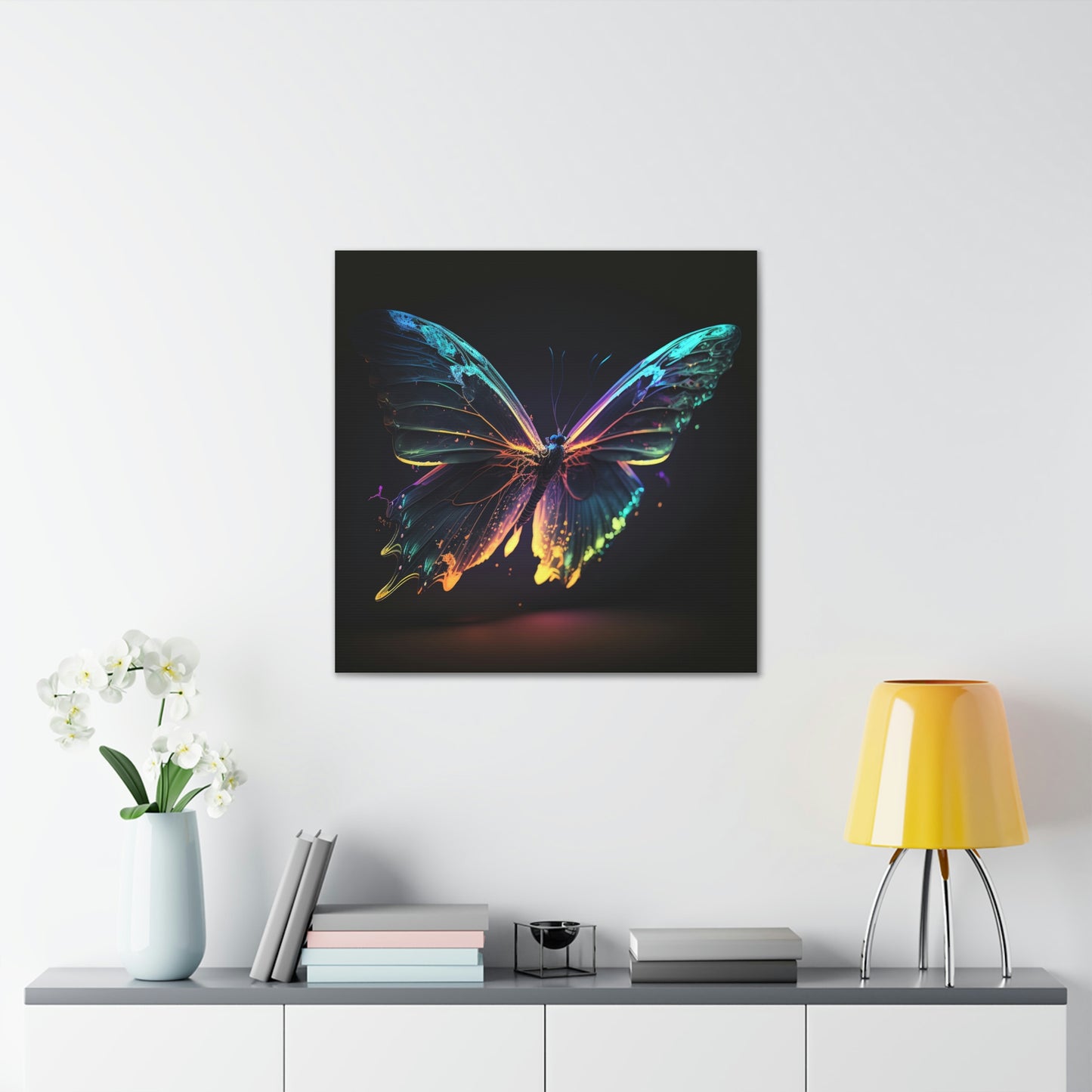 Butterfly glow neon