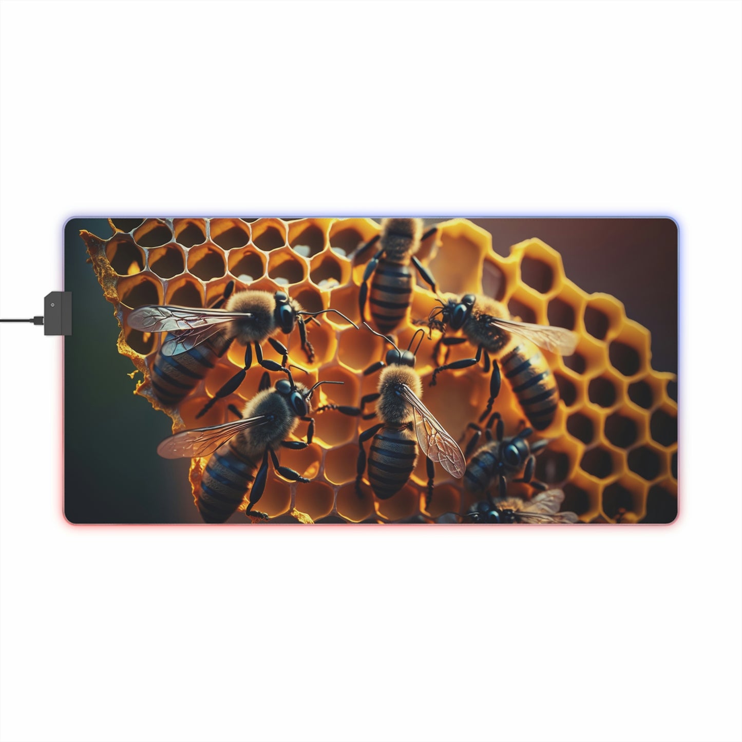 LED Gaming Mouse Pad macro bee 2