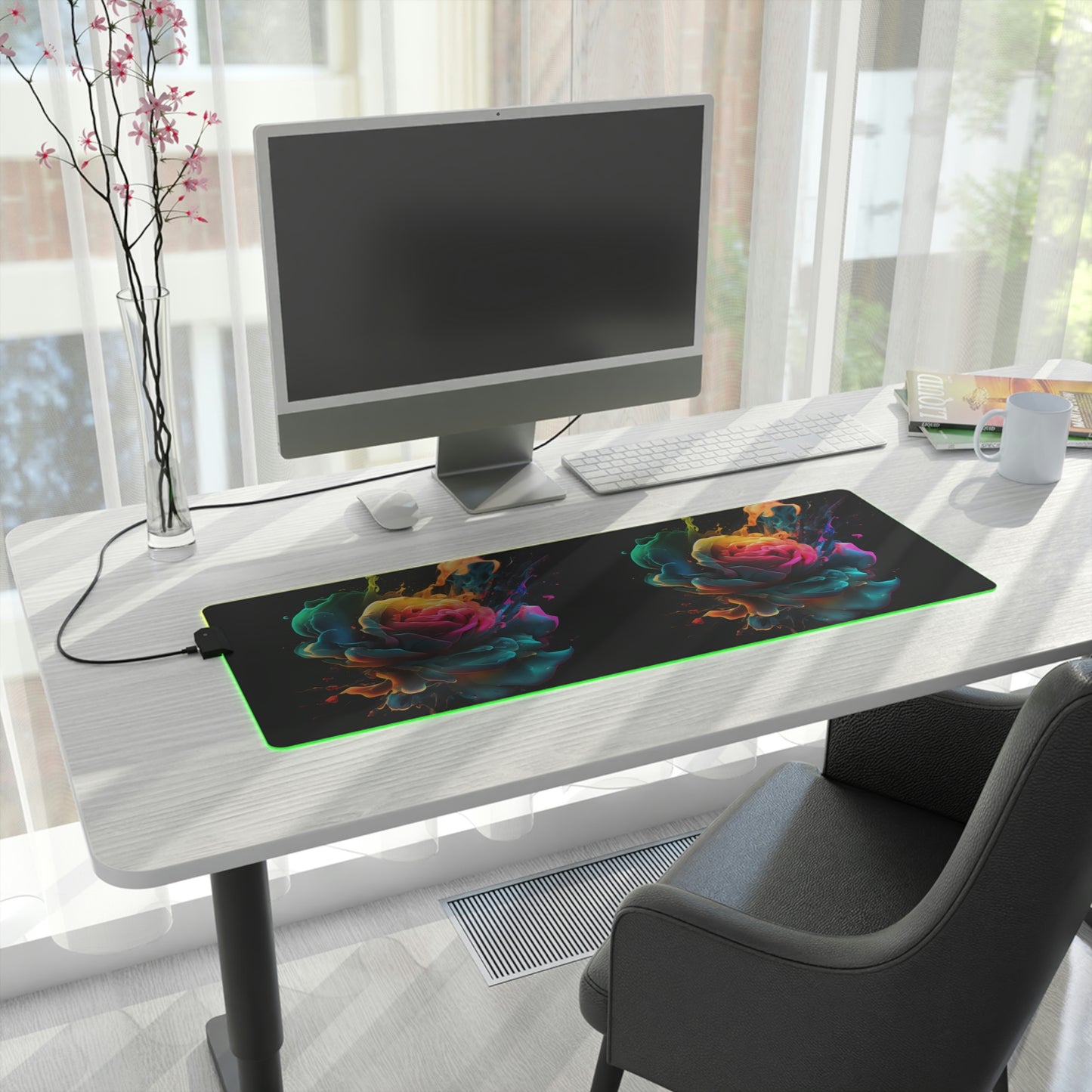 LED Gaming Mouse Pad Florescent Explosion 4