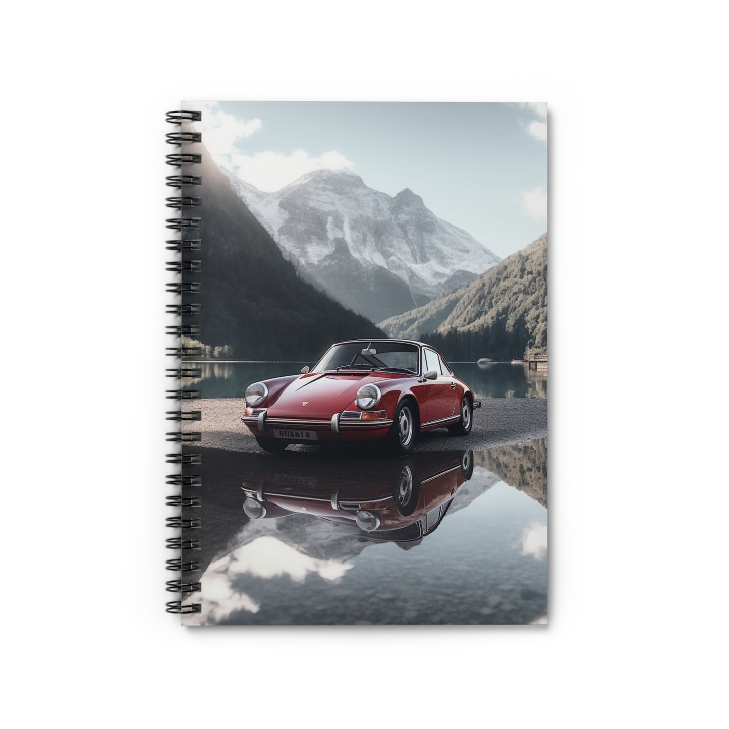 Spiral Notebook - Ruled Line Porsche Lake 4