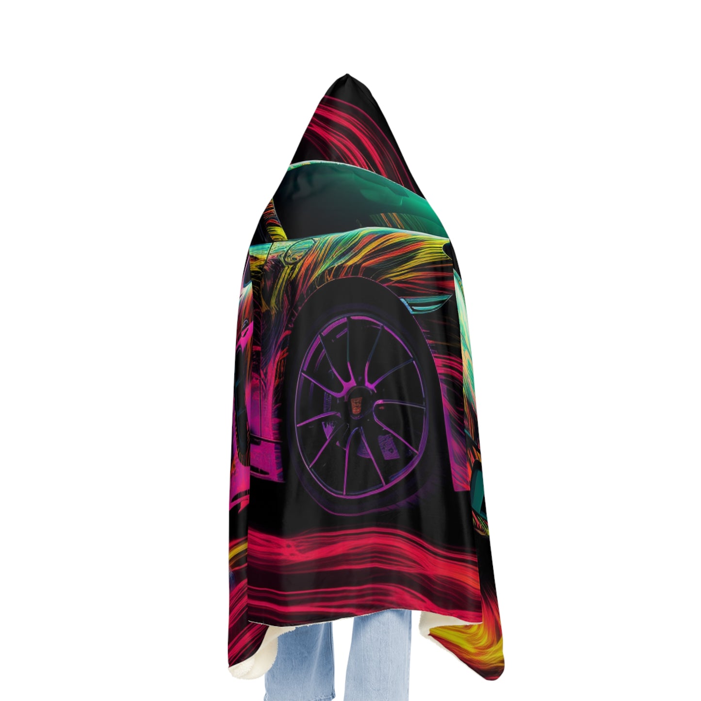 Snuggle Hooded Blanket Porsche Flair 1