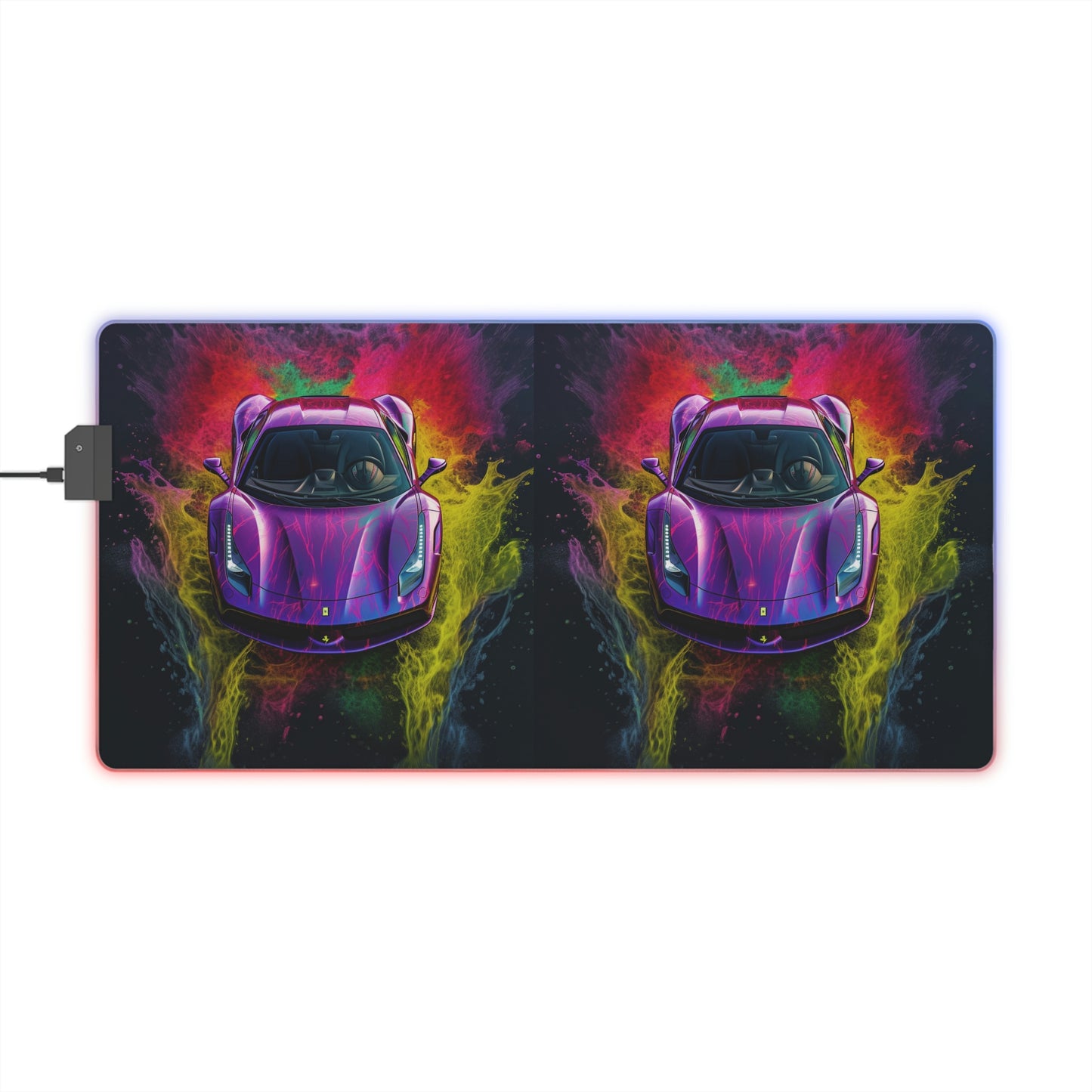 LED Gaming Mouse Pad Ferrari Water 3