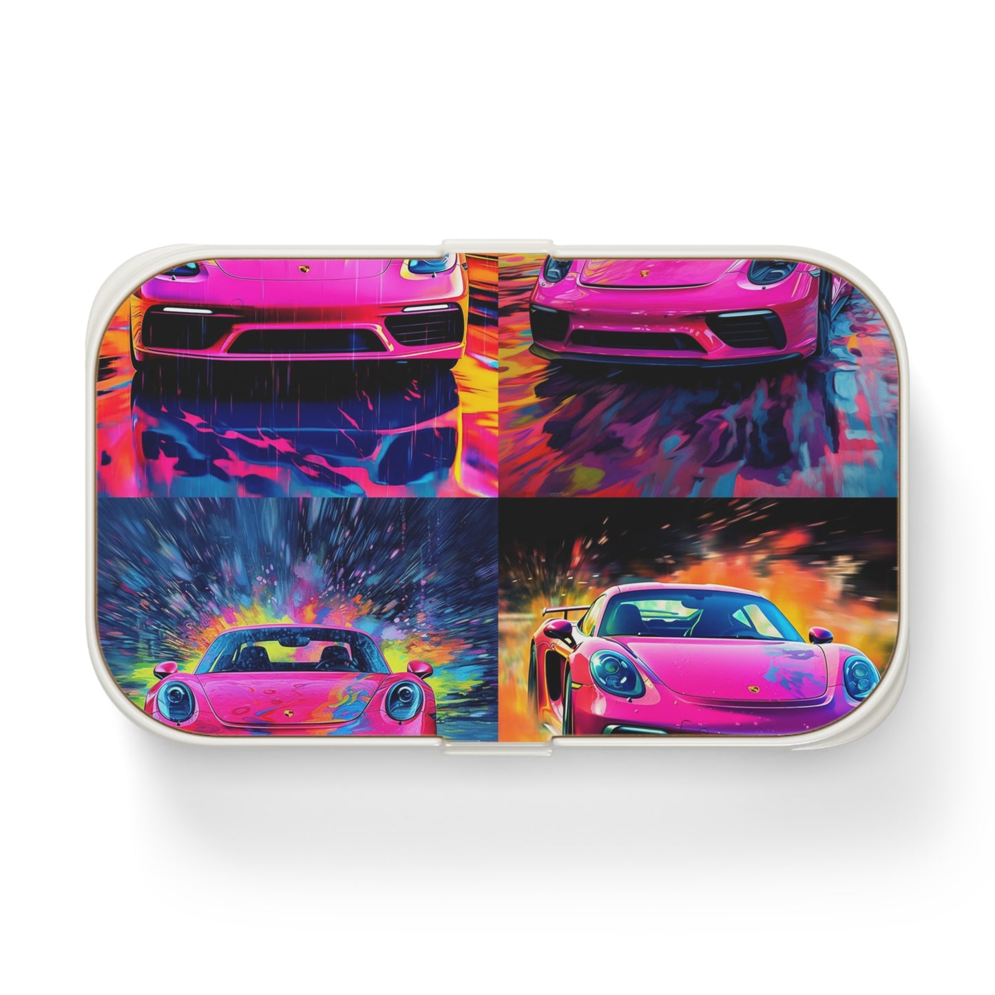 Bento Lunch Box Pink Porsche water fusion 5