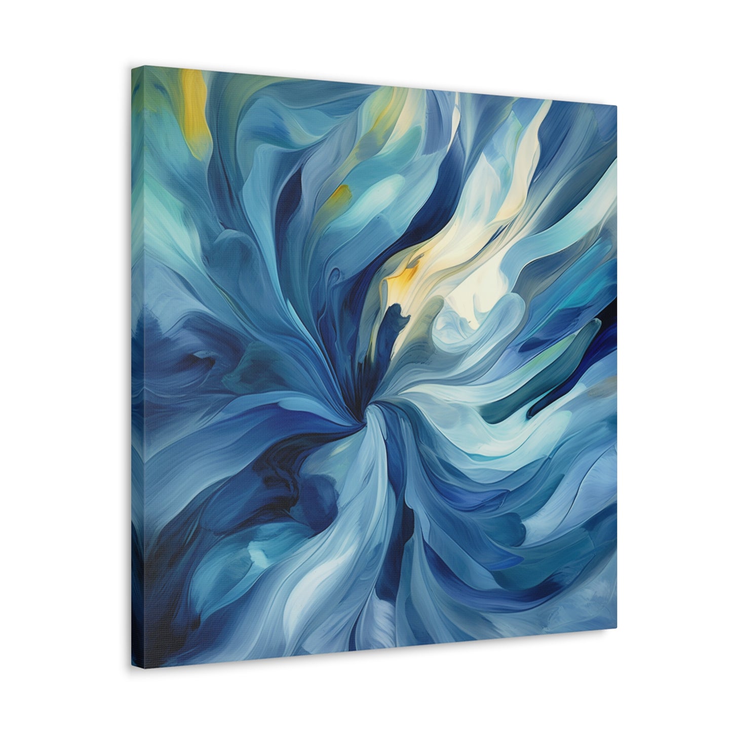 Canvas Gallery Wraps Blue Tluip Abstract 4