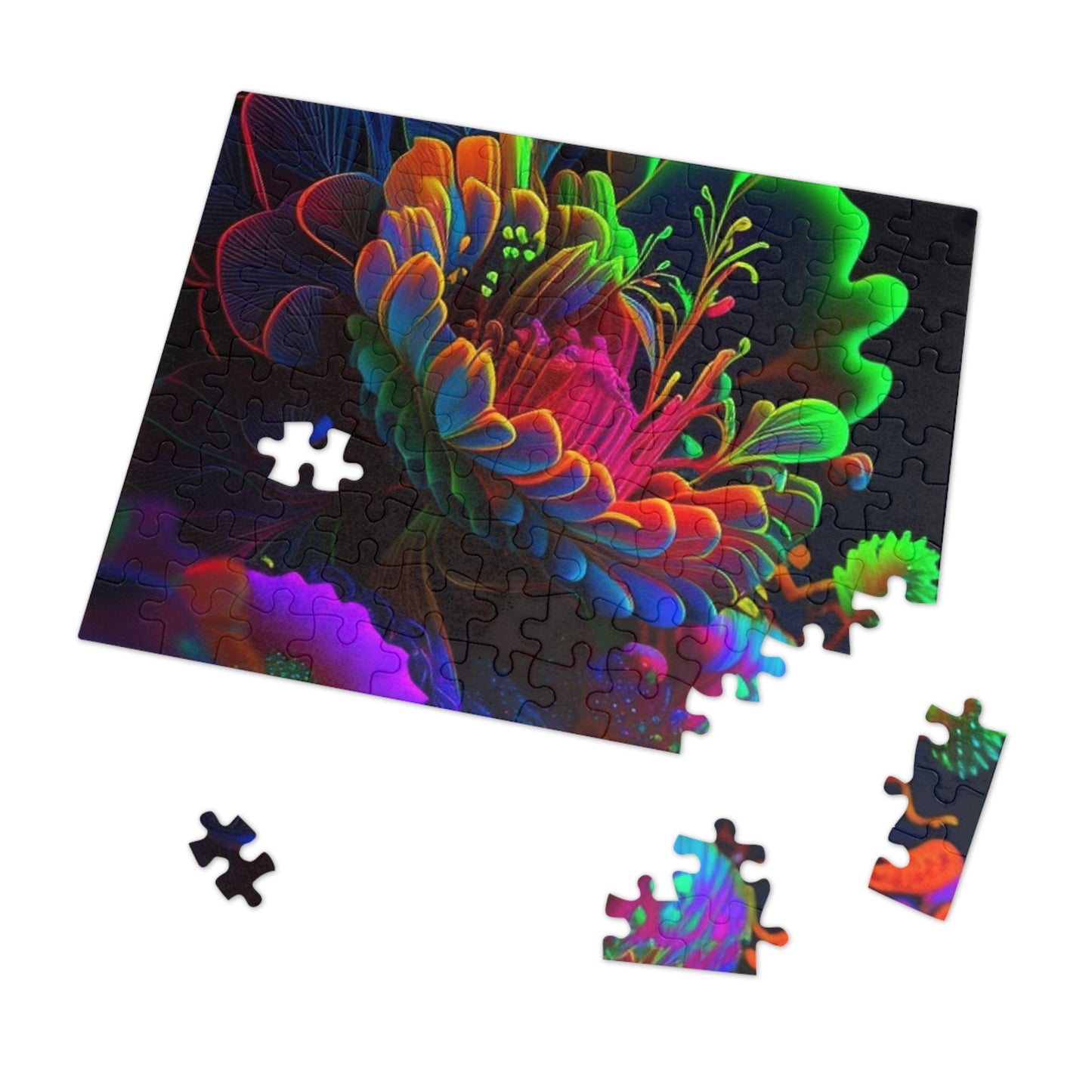 Jigsaw Puzzle (30, 110, 252, 500,1000-Piece) Macro Florescent 2