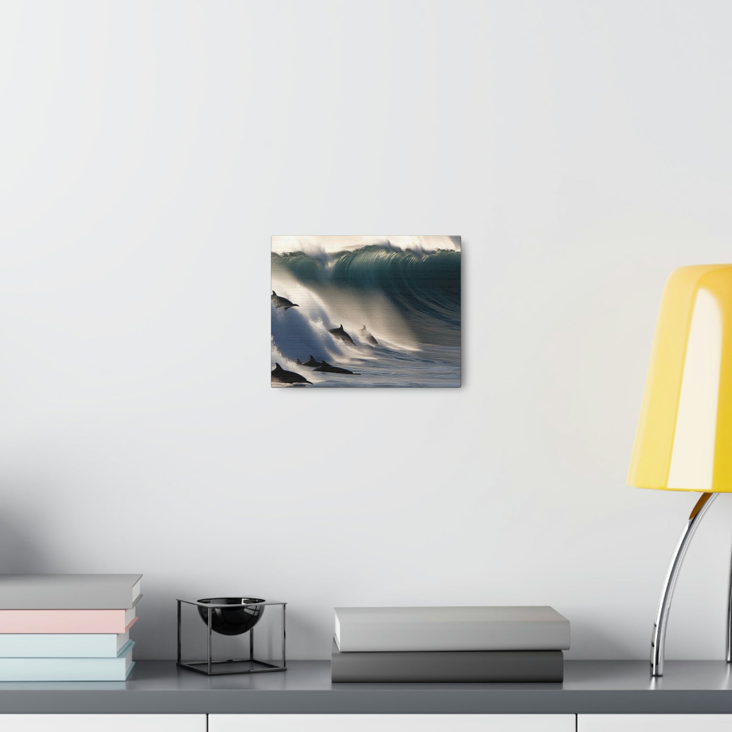 Canvas Gallery Wraps Dolphin Wave 2