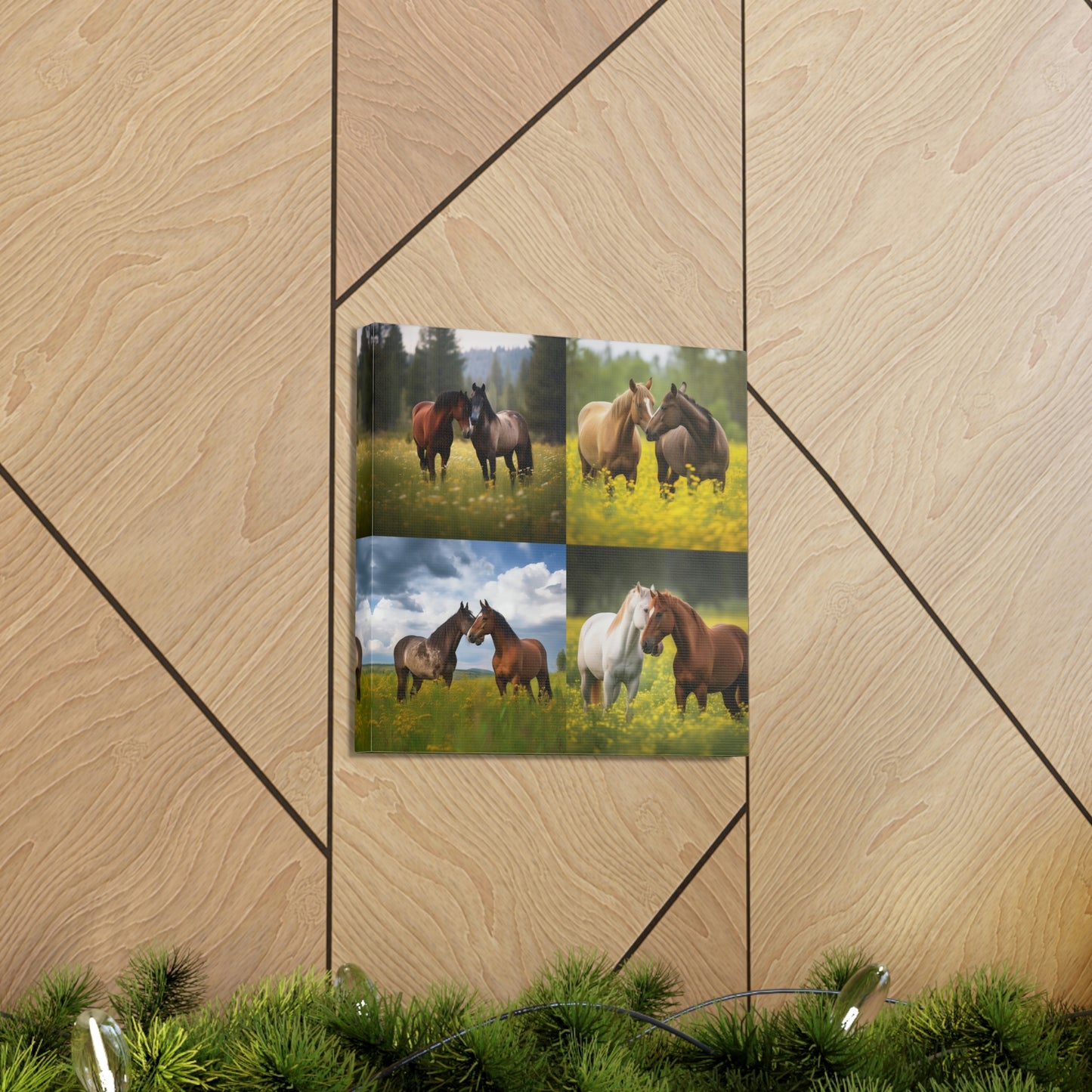 Canvas Gallery Wraps Horse Buddy 4 Pack