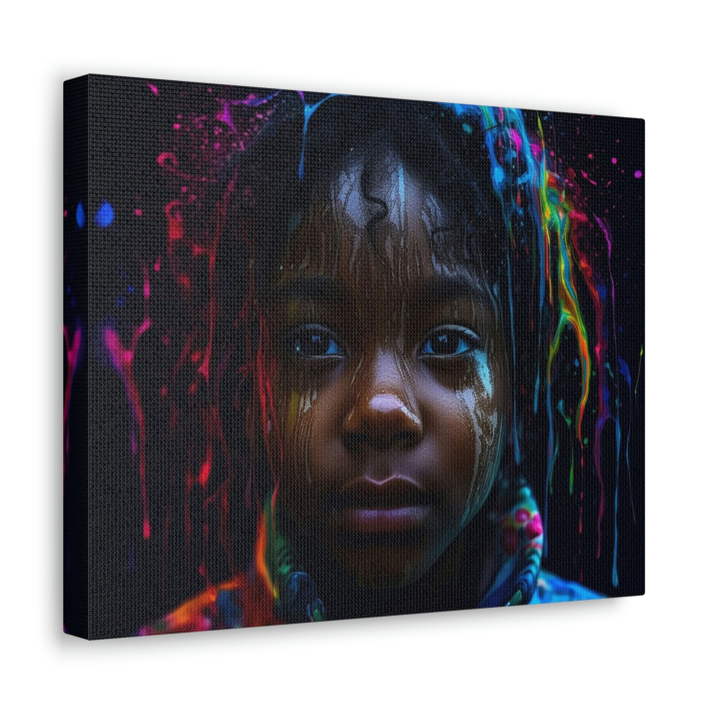 Canvas Gallery Wraps Kid Color Rain 4