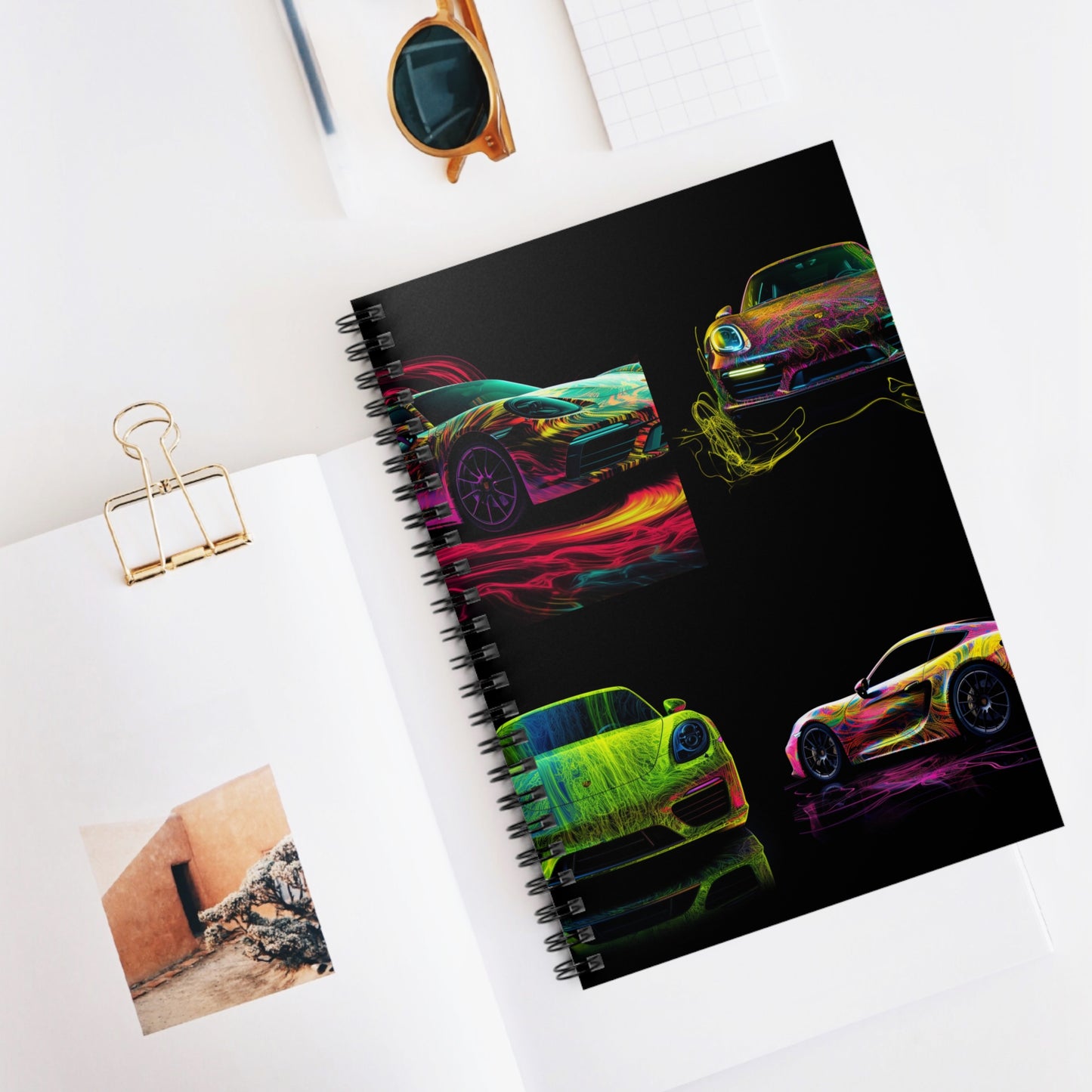 Spiral Notebook - Ruled Line Porsche Flair 5