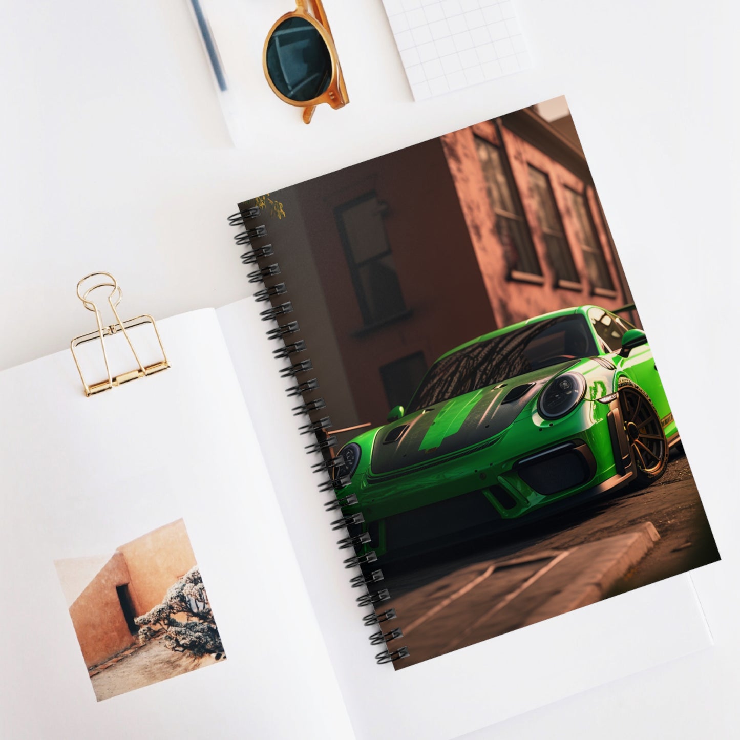 Spiral Notebook - Ruled Line porsche 911 gt3 4