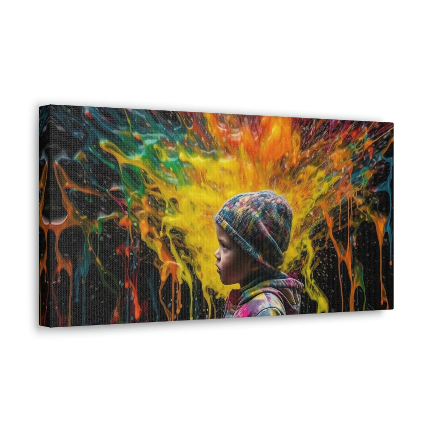 Canvas Gallery Wraps Kid Color Rain 3