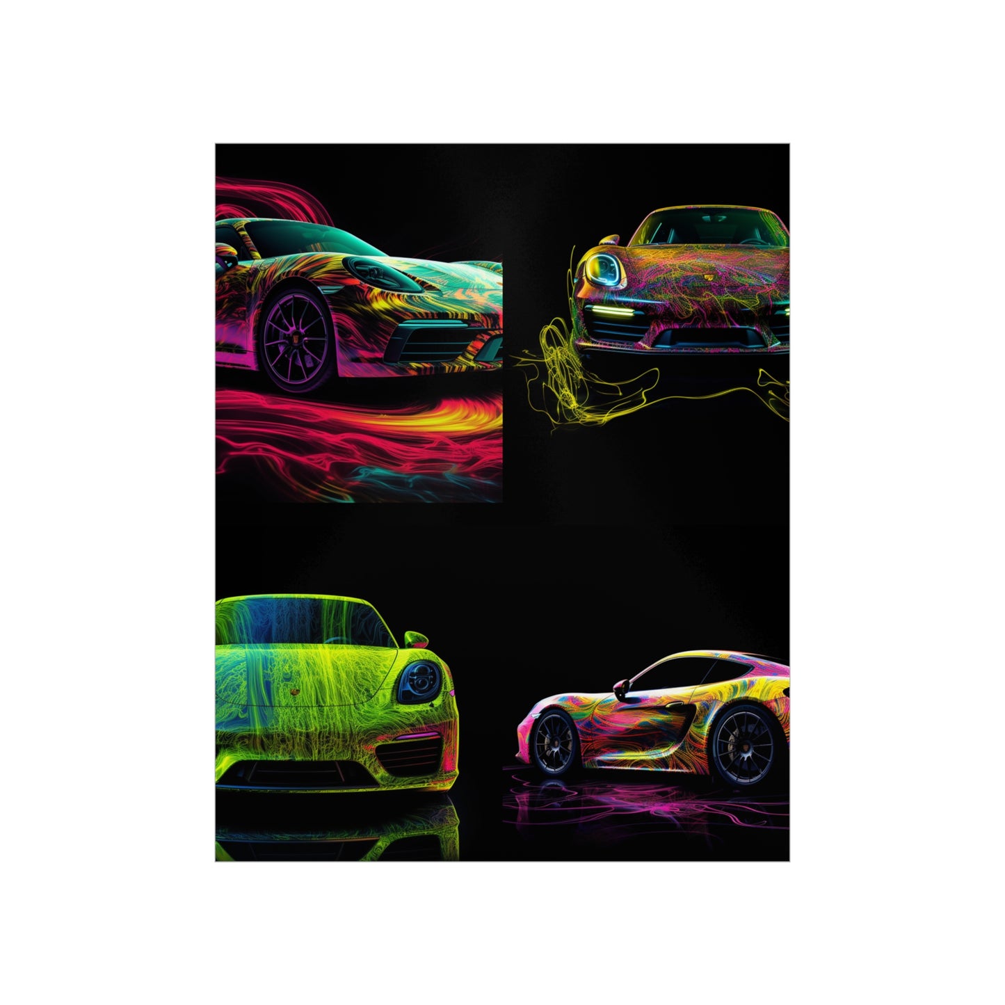 Premium Matte Vertical Posters Porsche Flair 5