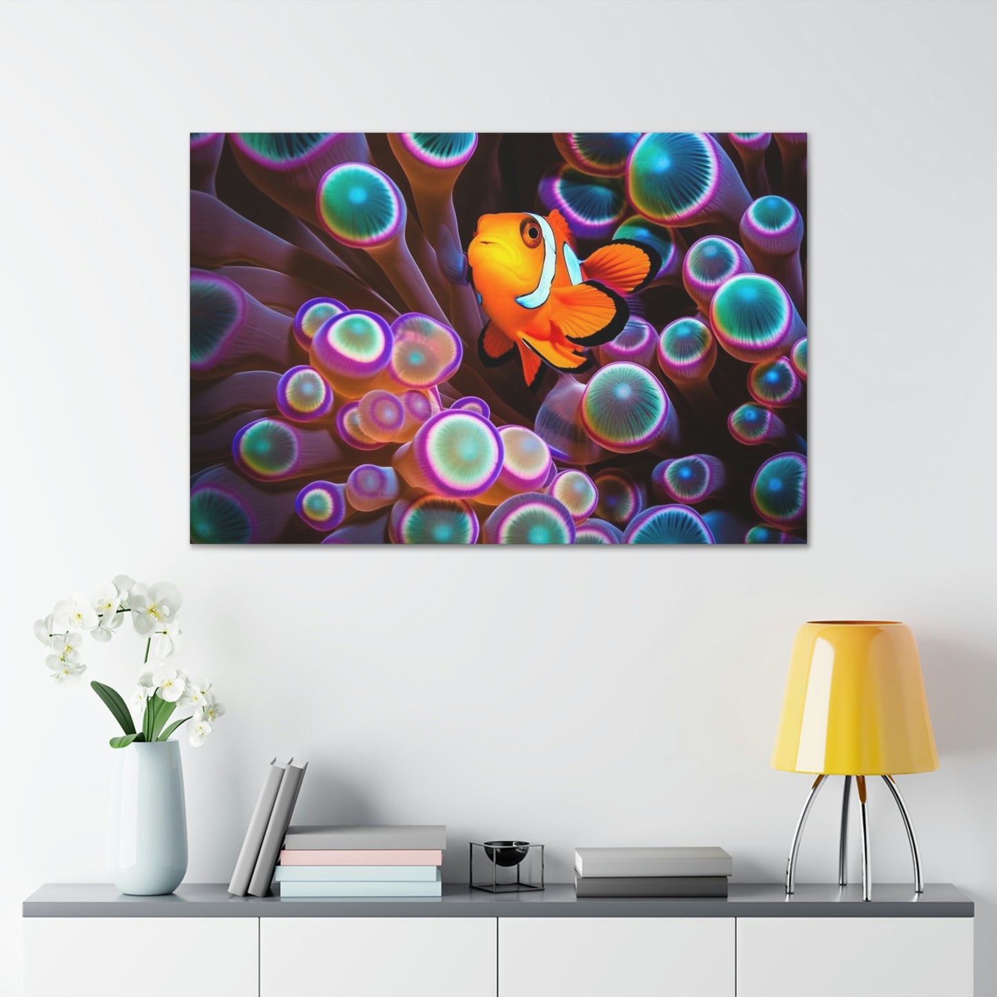 Canvas Gallery Wraps Ocean Anemone 3