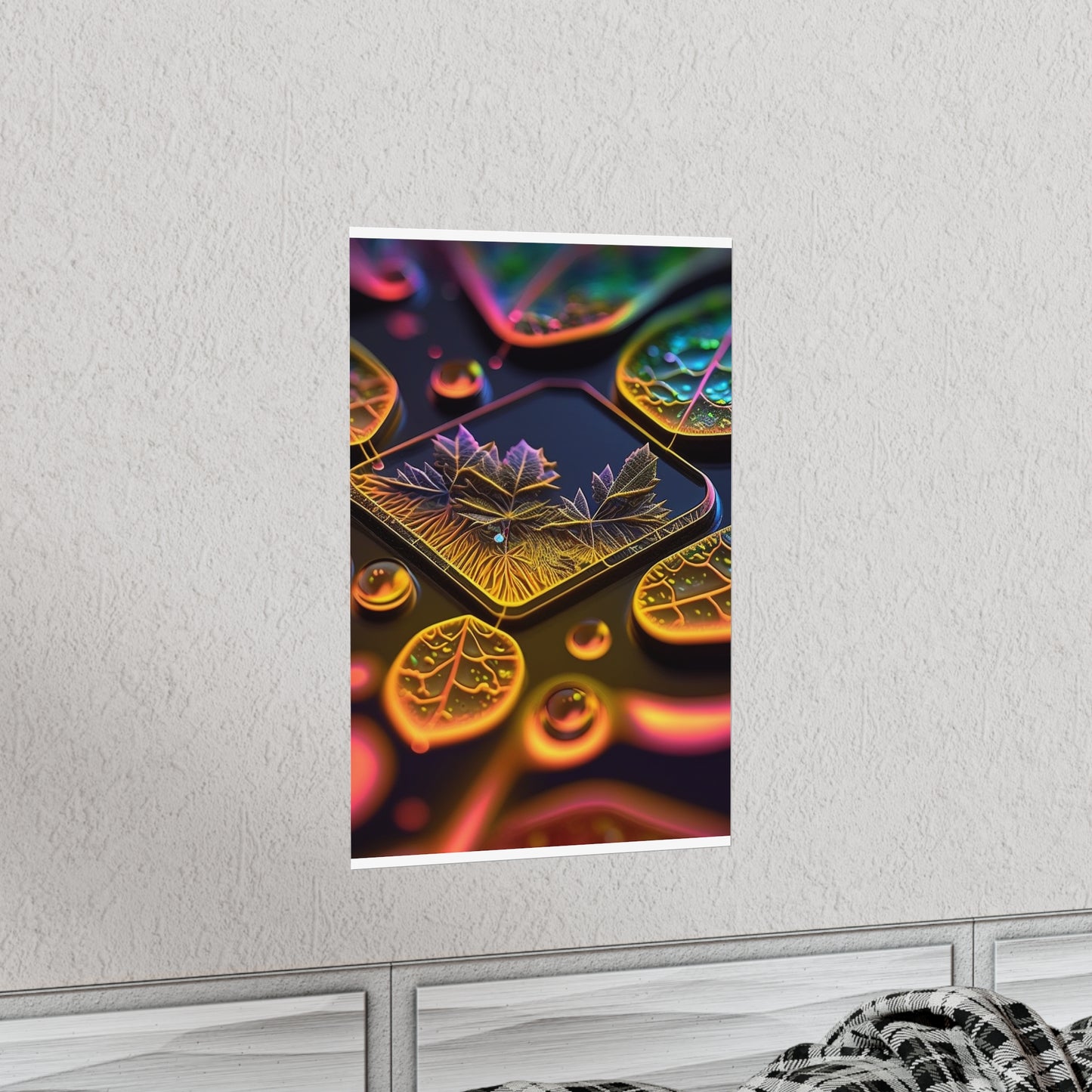 Premium Matte Vertical Posters Macro Florescent 4