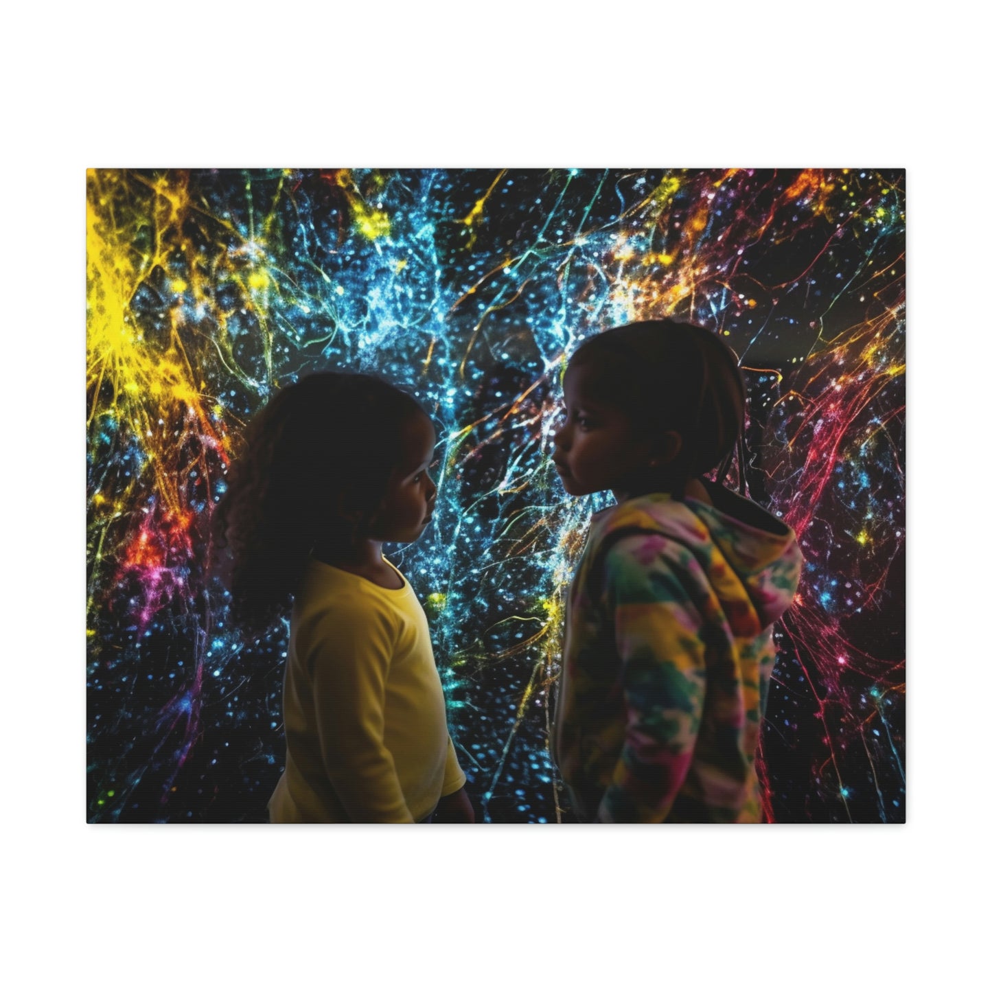 Canvas Gallery Wraps Kid Color Rain 2