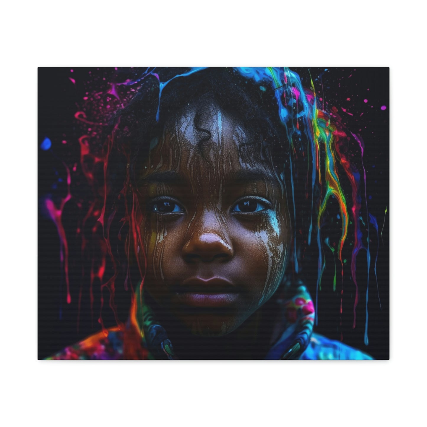 Canvas Gallery Wraps Kid Color Rain 4