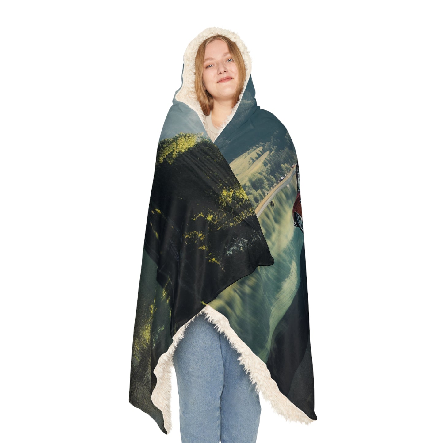 Snuggle Hooded Blanket Porsche Lake 3