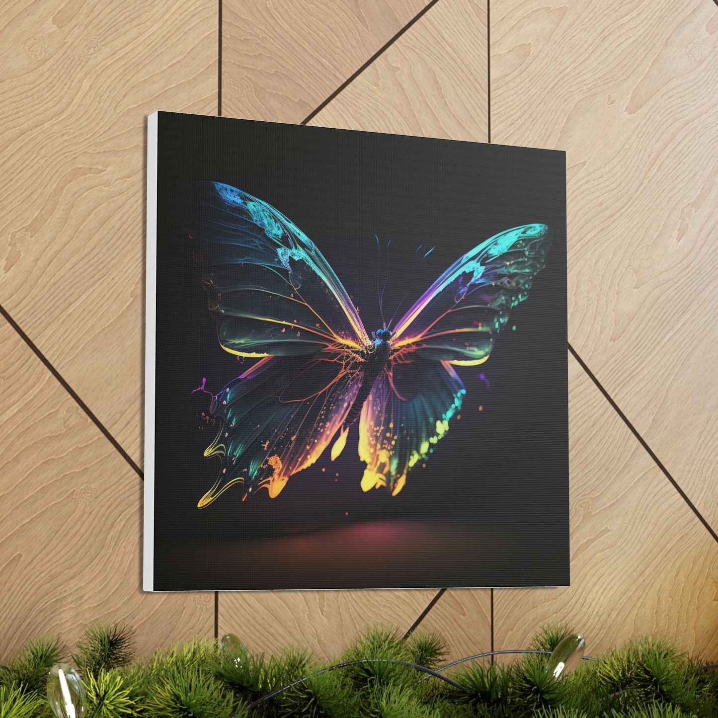 Butterfly glow neon