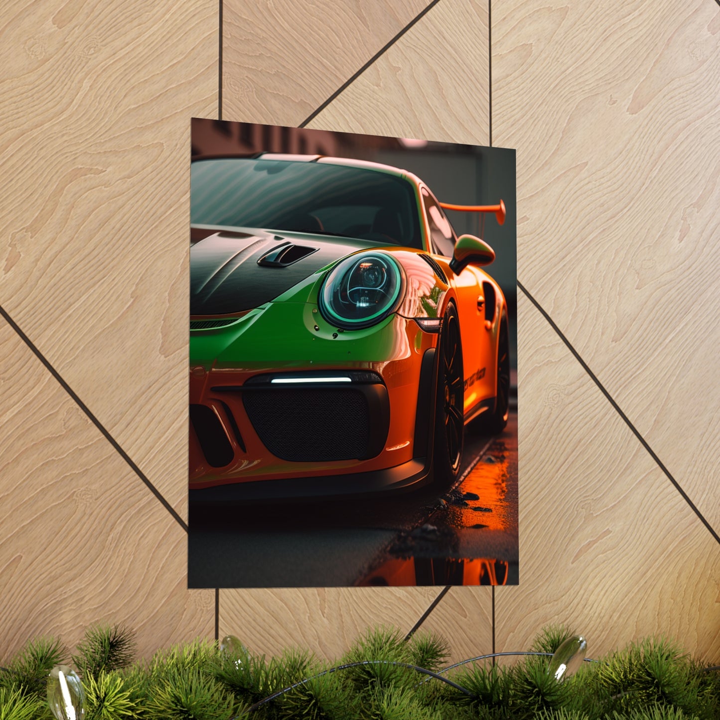 Premium Matte Vertical Posters porsche 911 gt3 2