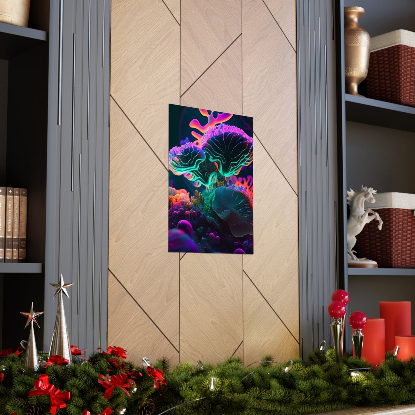 Premium Matte Vertical Posters Macro Coral Reef 4