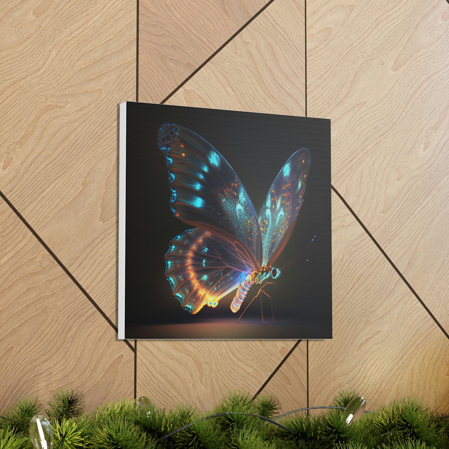 Butterfly neon glow