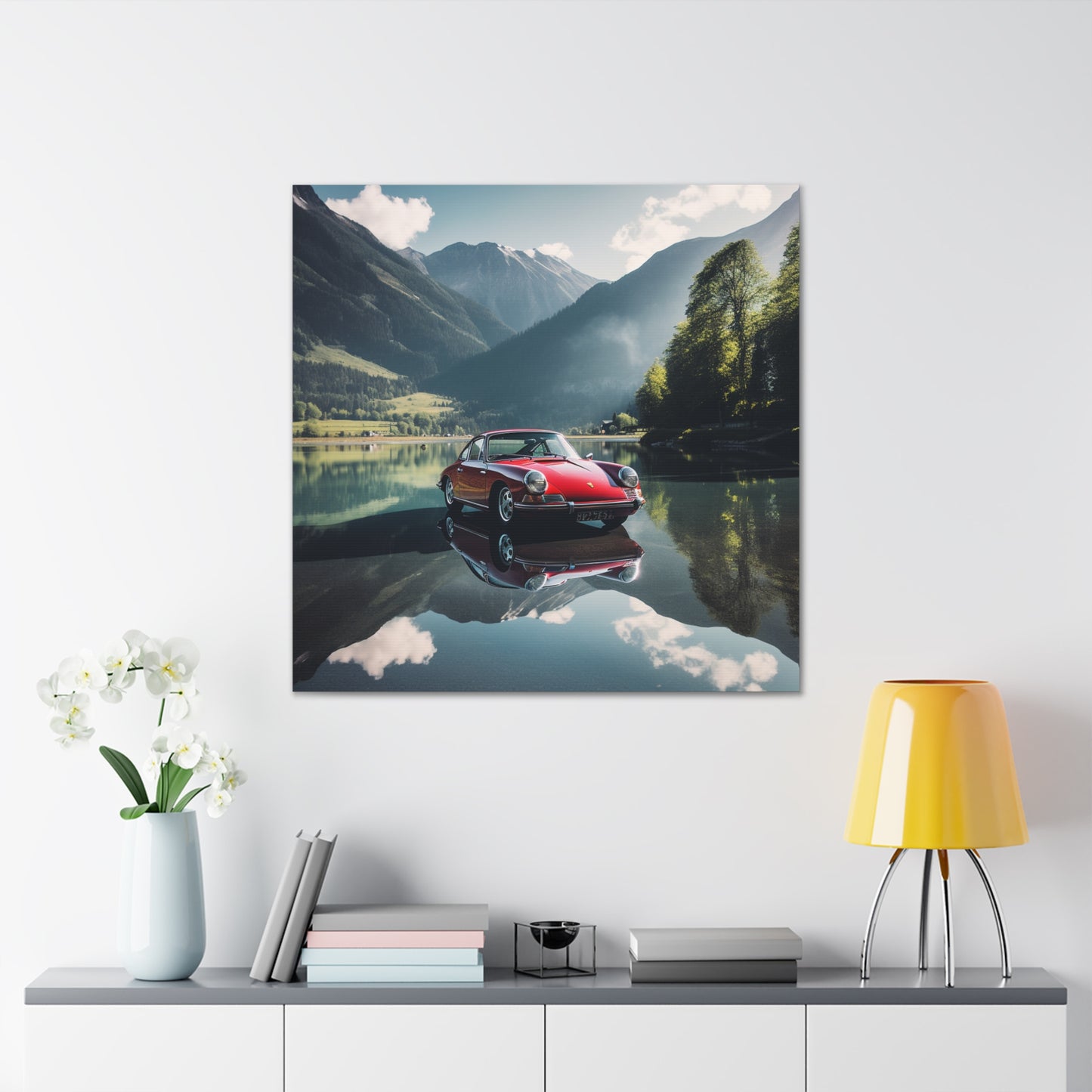 Canvas Gallery Wraps Porsche Lake 3