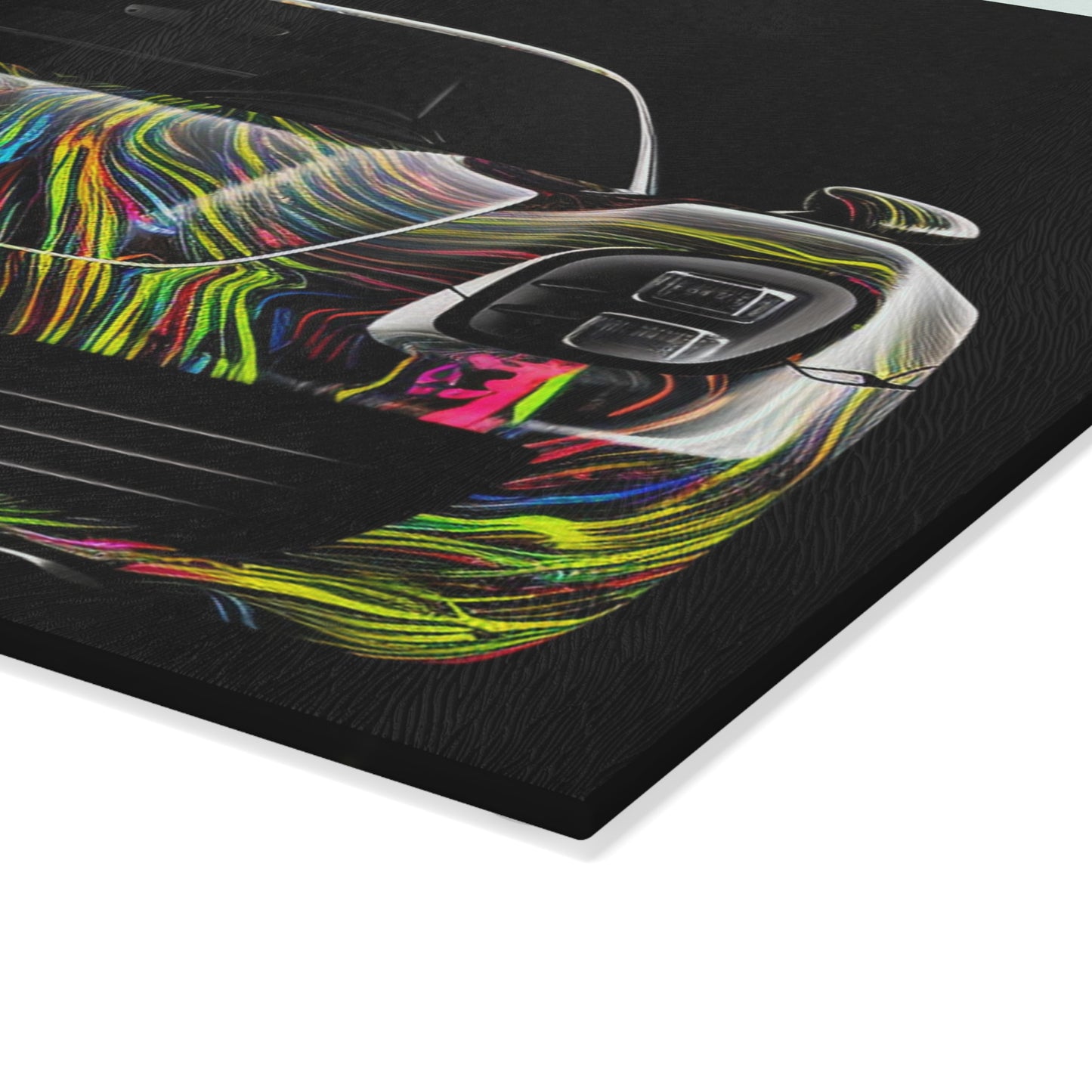 Glass Cutting Board Porsche Line 3