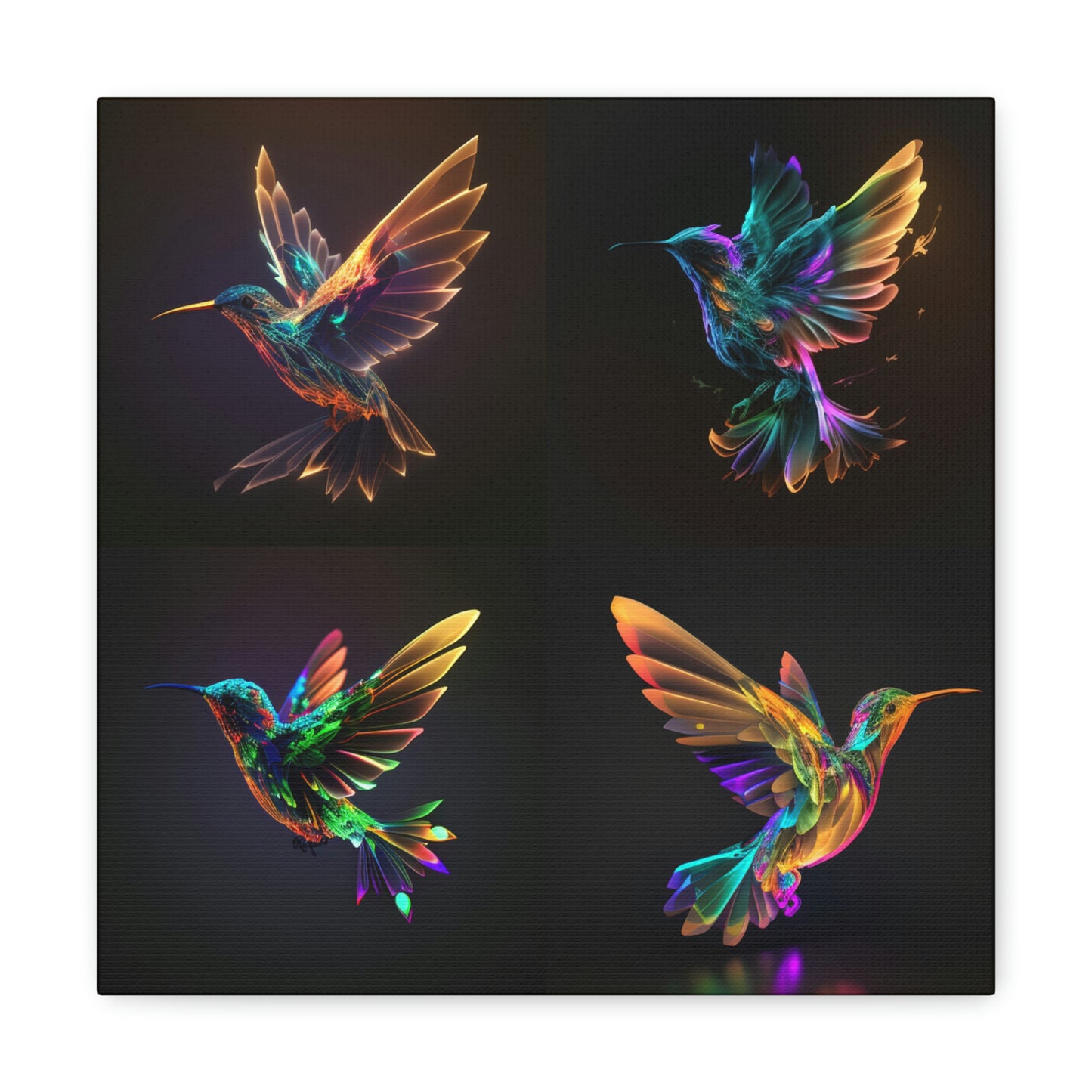 Hummingbird florescent glow 4