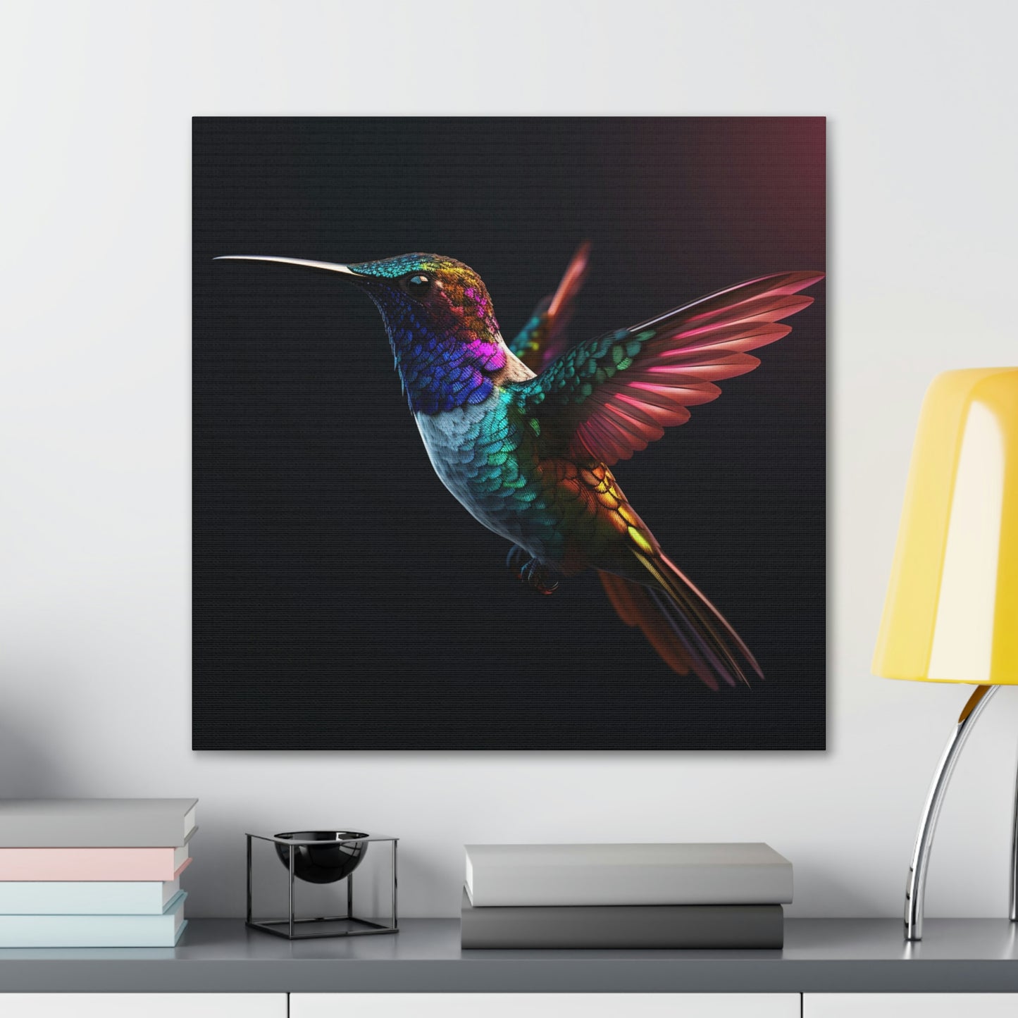 colorful hummingbird real look