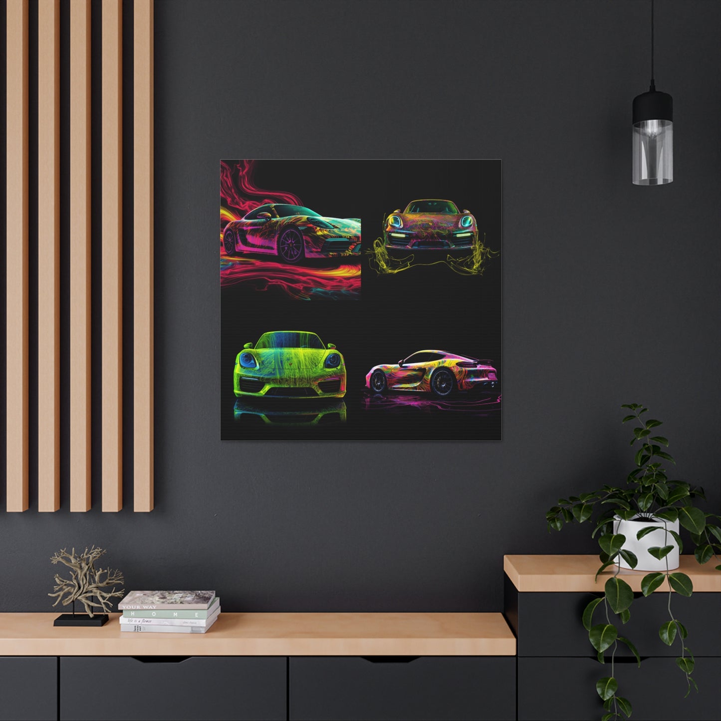 Canvas Gallery Wraps Porsche Flair 4 pack