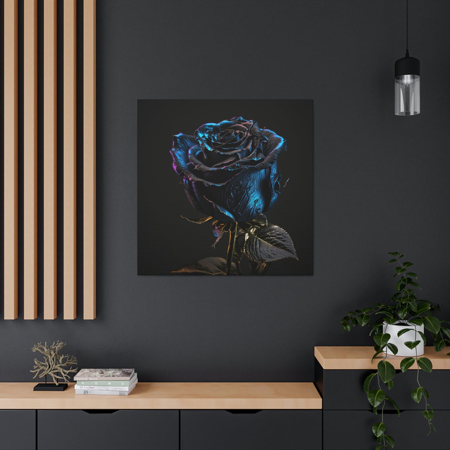 Black Blue Rose 1