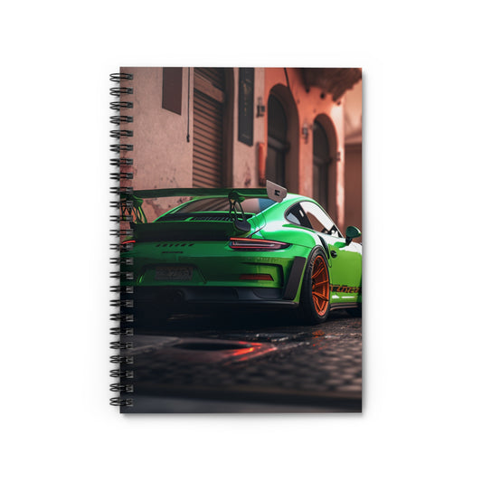Spiral Notebook - Ruled Line porsche 911 gt3 1