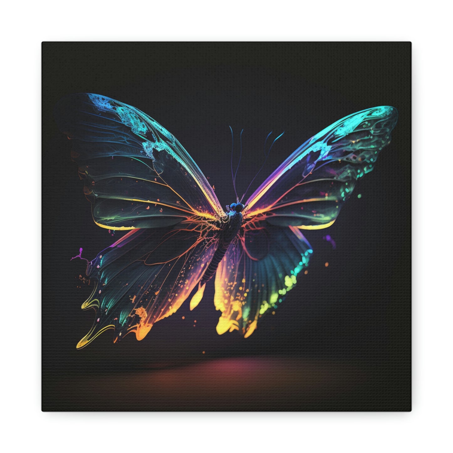 Butterfly glow neon