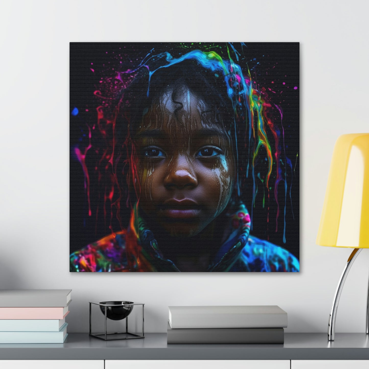 Canvas Gallery Wraps Kid Color Rain 4